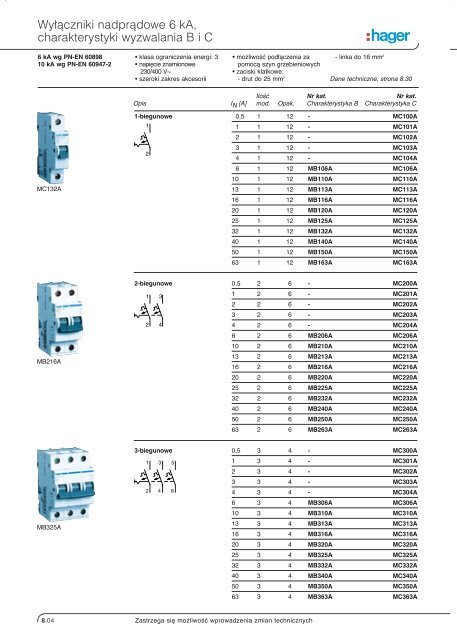 Katalog Systemy elektro- instalacyjne - Hager