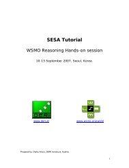 SESA Tutorial - WSMO