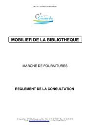 MOBILIER DE LA BIBLIOTHEQUE - La Couarde sur Mer