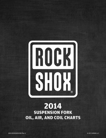 2014 RockShox Suspension Fork Oil, Air, and Coil Charts - Sram