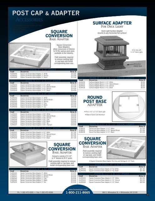 2013 Aurora Retail Price List .73 MB - Hometops