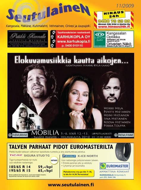 TALVEN PARHAAT PIDOT EUROMASTERILTA - Seutulainen