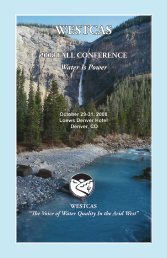 08 Fall Conf-Denver good.indd - The Western Coalition of Arid States