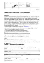 Lesosai 6.0, un software di calcolo energetico