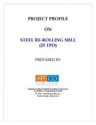 project profile on steel re-rolling mill