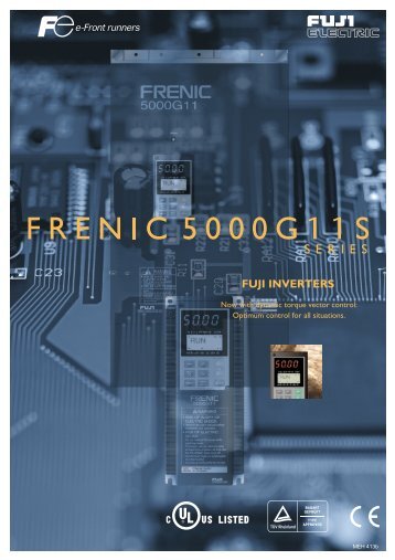 FRENIC5000G11S SERIES - Welcome to Fuji Electric