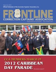 frontline september 2012 - Correction Captains' Association