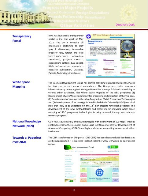 DIRECTOR DESK-62RC2012.pdf - National Metallurgical Laboratory