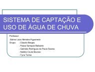 SISTEMA DE CAPTAÃÃO E USO DE ÃGUA DE CHUVA - DEMC