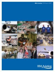 CSR Report 2007 (PDF 4.7MB) - BBA Aviation