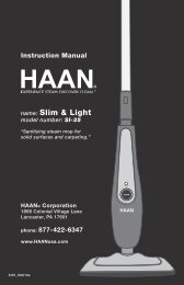 HAAN Slim and Light User Manual