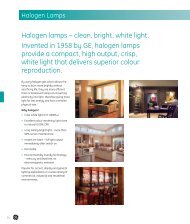 Halogen lamps - European Lamp Group