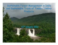 SFM & sustainable Trade in India