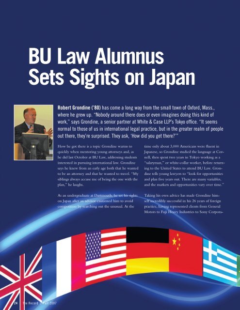 Chicago's Bright Lights Shine on BU Law Alumni Safeguarding ...