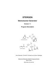 STERGEN Stereoisomer Generator - Molecular Networks