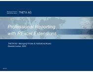 Professional Reporting with RExcel - BaselR