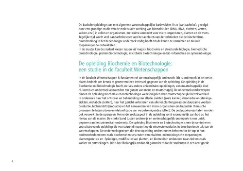 Biochemie en biotechnologie