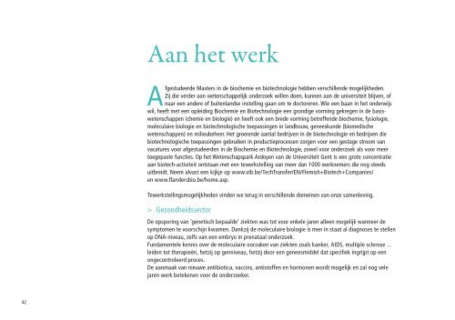Biochemie en biotechnologie