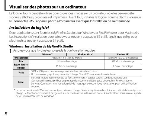 Gamme FINEPIX JX200 Gamme FINEPIX JV100 - Fujifilm Canada