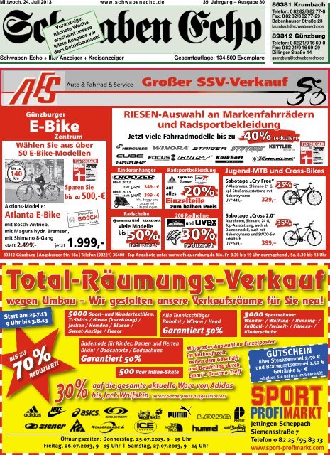 Ausgabe KW 30 - schwabenecho.de