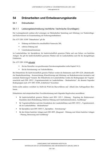 Leistungsbuch Altlastensanierung und ... - LANUV NRW