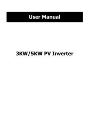 3KW/5KW PV Inverter User Manual - Voltron