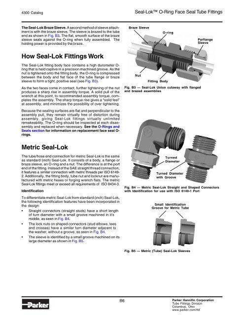 Seal-Lokâ¢ O-Ring Face Seal Tube Fittings zfc21 ... - LSR Distribuidor