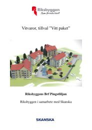 Vitt paket - Riksbyggen