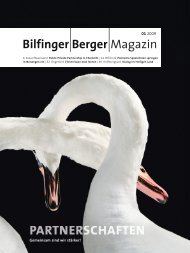 Bilfinger Berger - Magazin