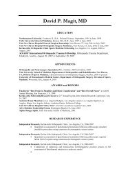 David P. Magit MD - UMass Memorial Health Care