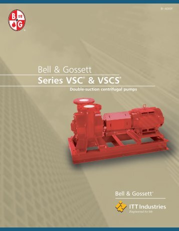 Bell & Gossett Series VSCÂ® & VSCSÂ® - KG Power Systems