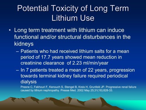 Lithium: The Forgotten Wonderdrug