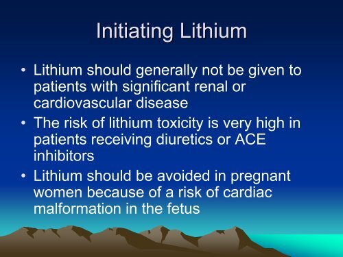 Lithium: The Forgotten Wonderdrug