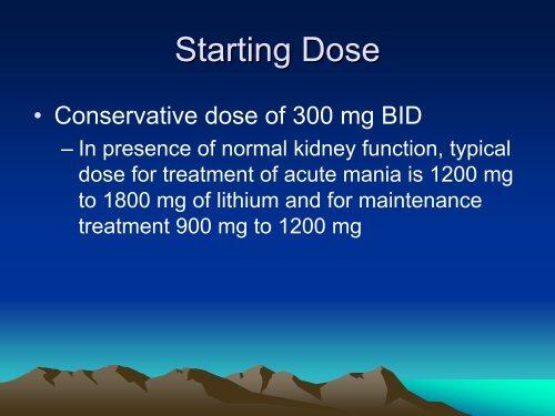 Lithium: The Forgotten Wonderdrug