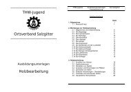 Holzbearbeitung - THW Ortsverband Warburg