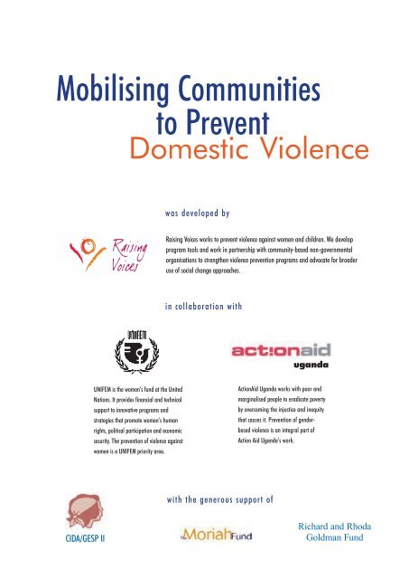 Mobilising Communities to Prevent - Raising Voices