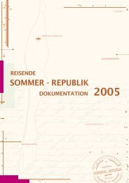 reisende sommer - republik 2005 dokumentation