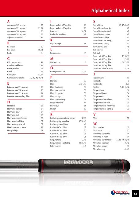 Britool Catalogue - Bellscott.ie