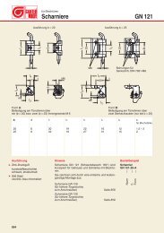 Scharniere GN 121 - Ganter Griff