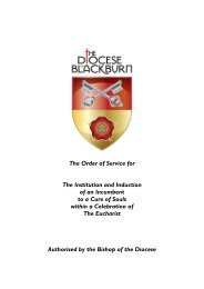 The Order of Service for The Institution and Induction of an ...