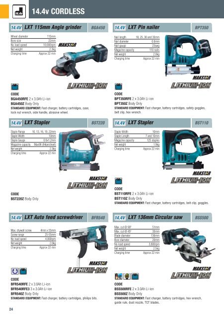 Cordless Power Makita - Bellscott.ie