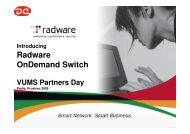 Radware OnDemand Switch OnDemand Switch - VUMS DataCom