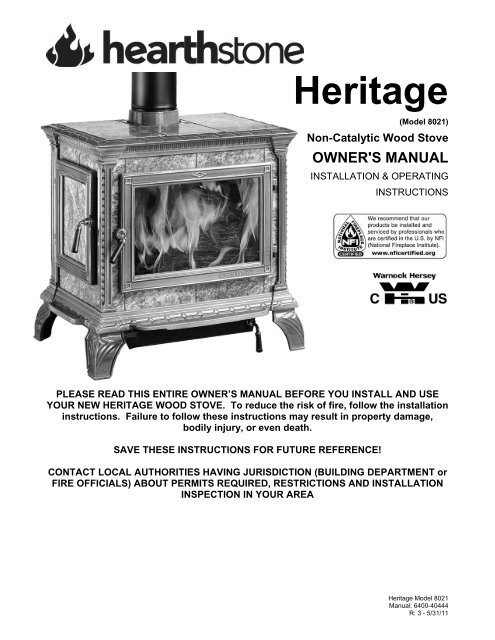 Warnock Hersey Gas Fireplace Owners Manual Fireplace Ideas