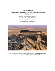 The Hidden Earth - Stephen J. Reynolds - Arizona State University