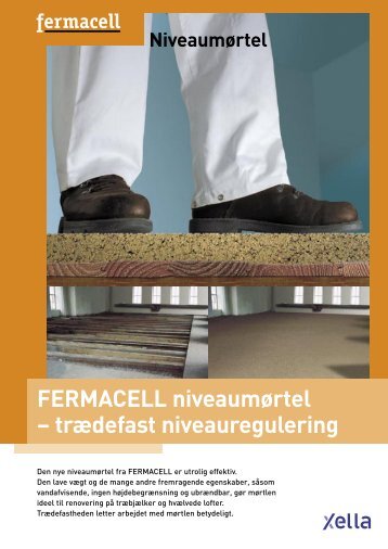 FERMACELL niveaumÃ¸rtel â trÃ¦defast niveauregulering