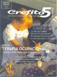 Revista Julho/Agosto/Setembro 2006 - Crefito5