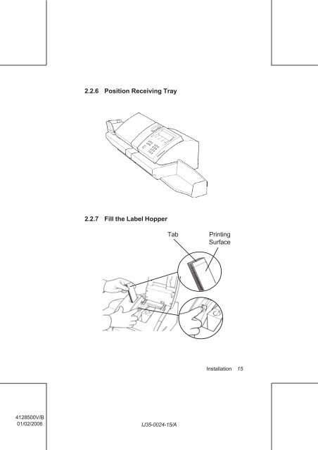 User Guide Product(range) - Neopost