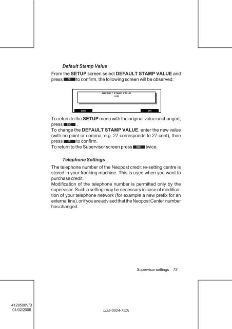 User Guide Product(range) - Neopost