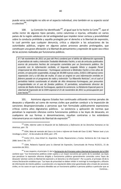 Segundo Informe sobre la SituaciÃ³n de las Defensoras y ...