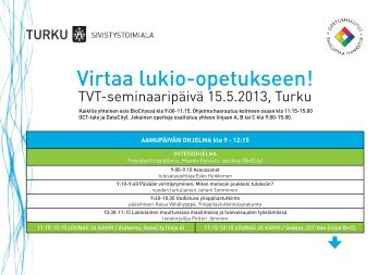 Virtaa lukio-opetukseen! - TOP-keskus - Turku